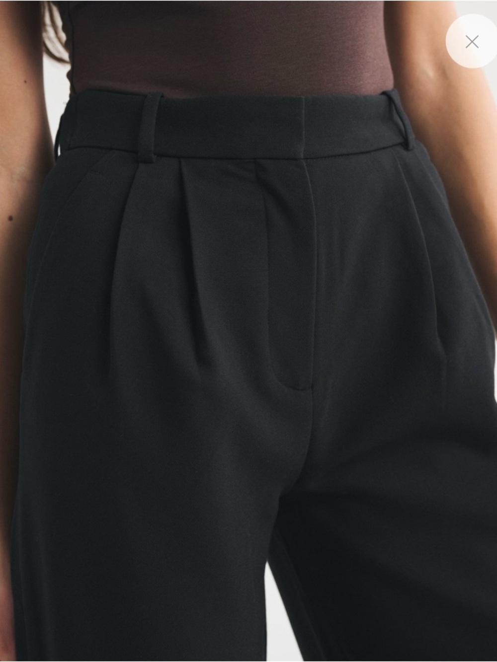 Abercrombie & Fitch The Sloane Tailored Pant. Black. 28 short